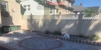 Brick Pavers on patio area