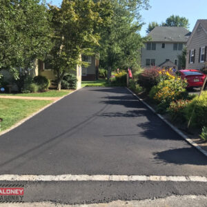 Asphalt Driveway With Granite Borders Berkeley Heights, NJ
