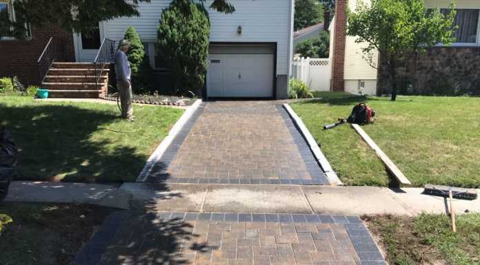 Interlock Paver Driveway in Union County, NJ