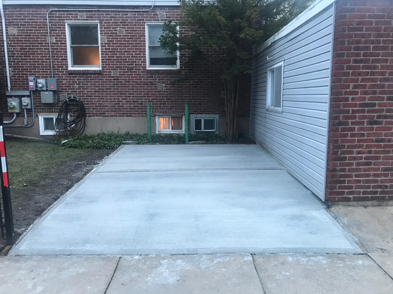 Concrete driveway in fairview, nj (2)