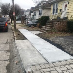 New Concrete Sidewalk in Cliffside Park, NJ