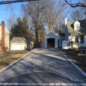 Belgian Block Driveway and Sidewalk in Somerset, New Jersey