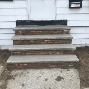 Brick Step Renovation in Kearny, New Jersey