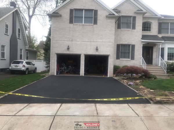 Blacktop on driveway in Berkeley Heights, Union County