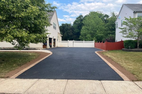 Asphalt overlay on driveway in Berkeley Heights, Union County
