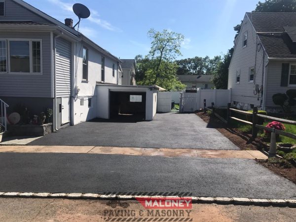 Blacktop overlay on driveway in Roselle Park, Union County