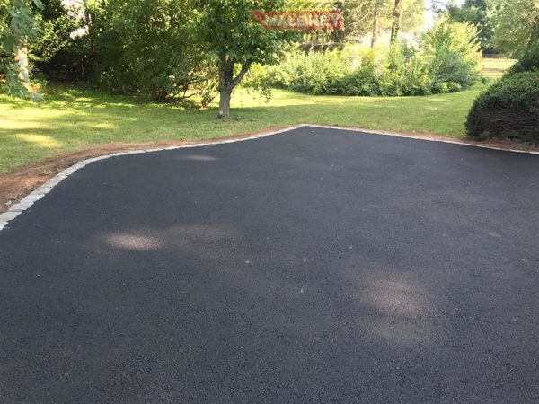 Overlaid driveway in Berkeley Heights, Union County
