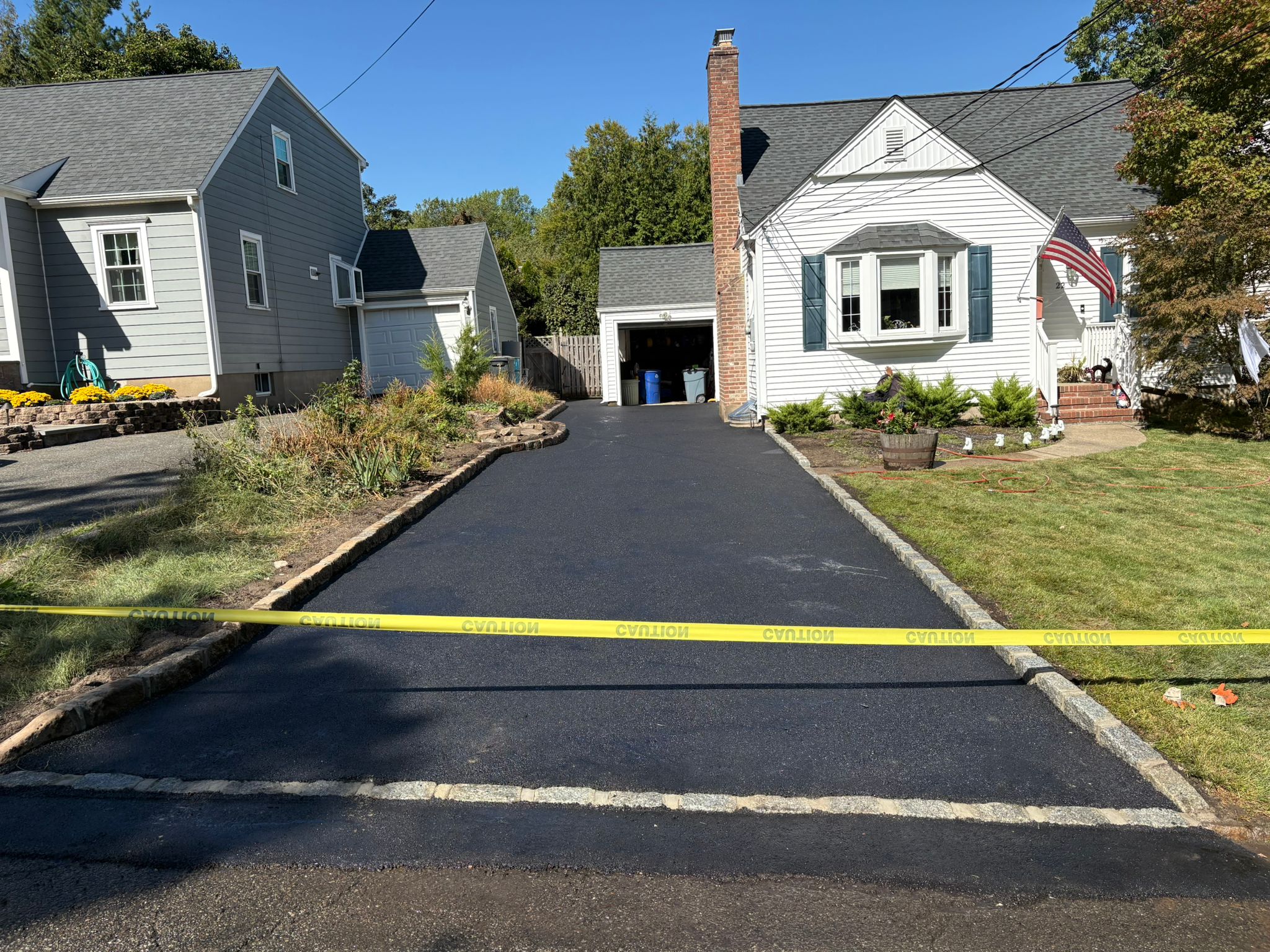 Belgian block driveway extension and repaving (5)