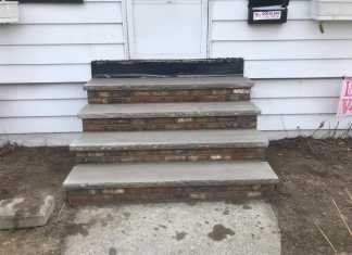 Brick Step Renovation in Kearny, New Jersey