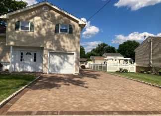 New Paved Driveway in Clark, New Jersey