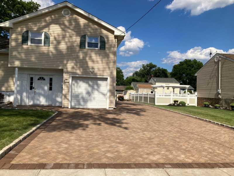 New Paved Driveway in Clark, New Jersey