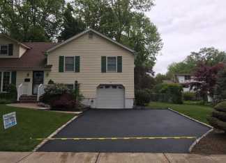 Three New Asphalt Driveways in Morristown, New Jersey